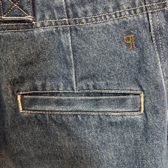 Pilcro and the Letterpress High Rise Barrel Wide Leg Jeans Blue Denim 28 - Picture 7 of 16